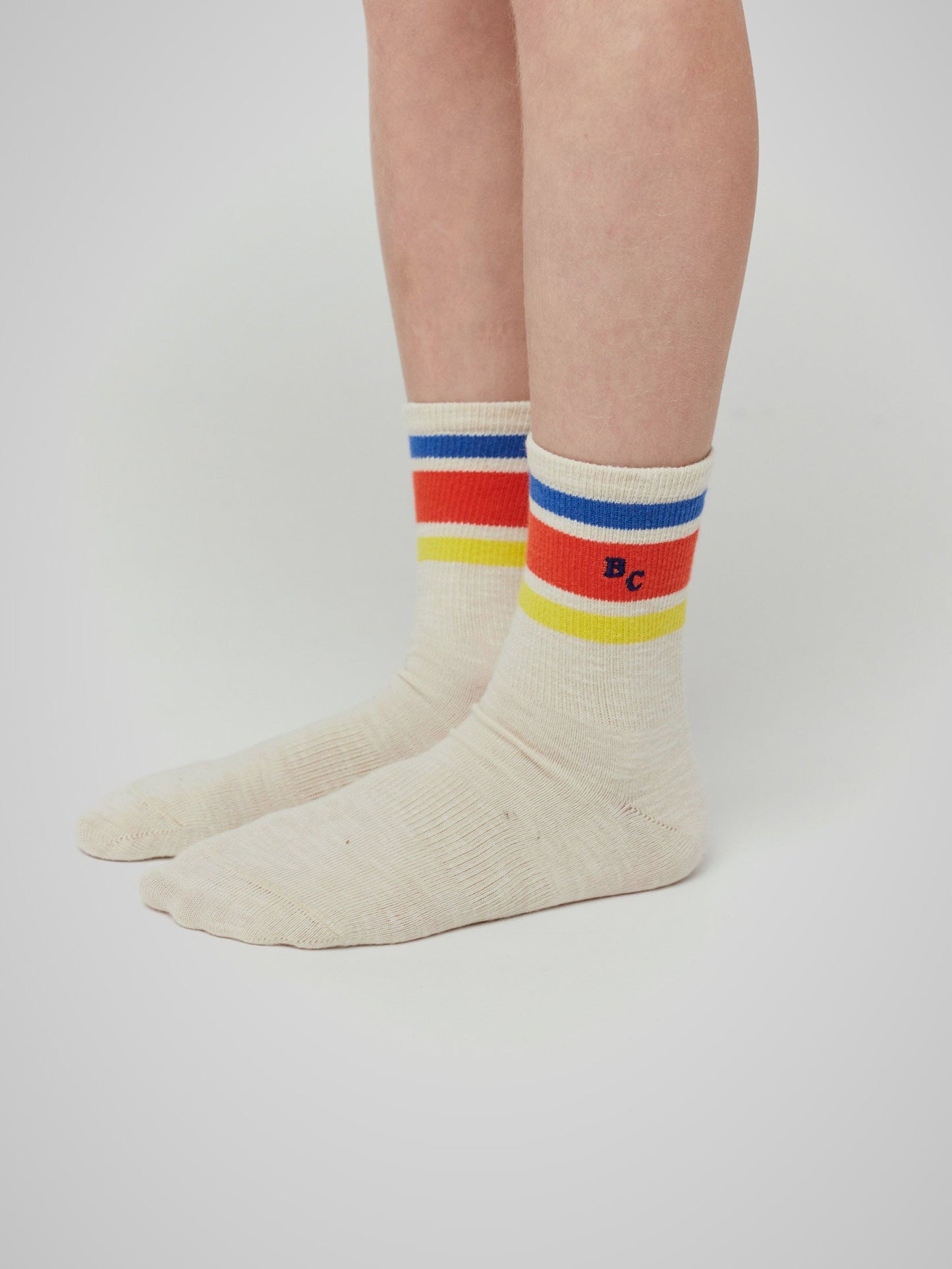 B.C stripes short socks