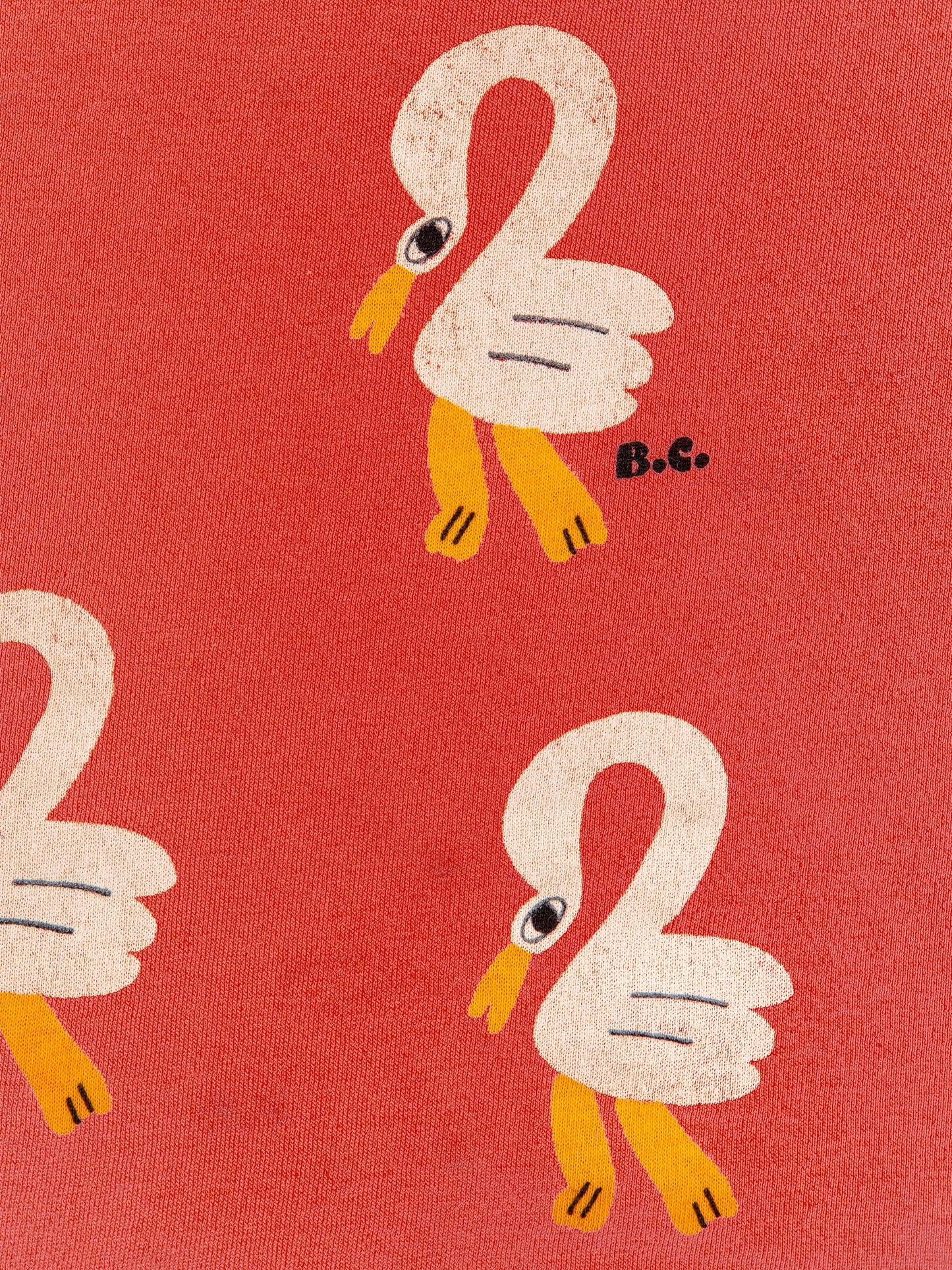 Pelican red all over T-shirt
