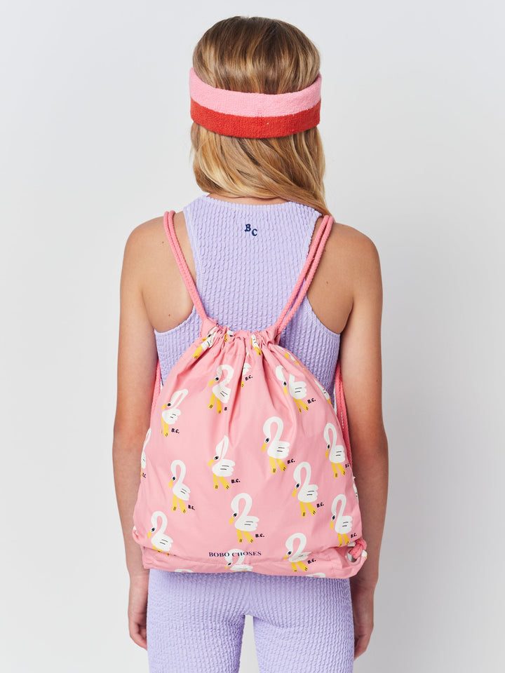 Pelican all over lunch bag