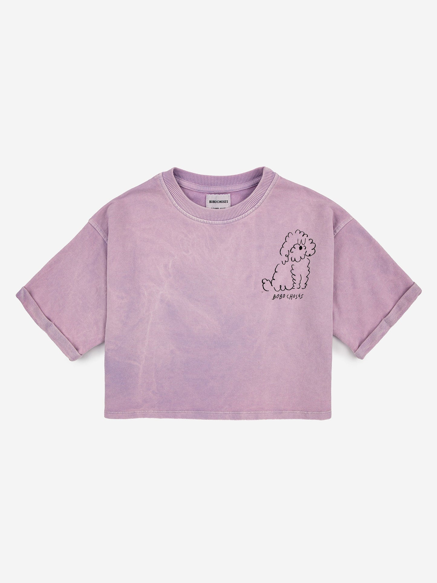Small Dog short sleeve sweatshirt