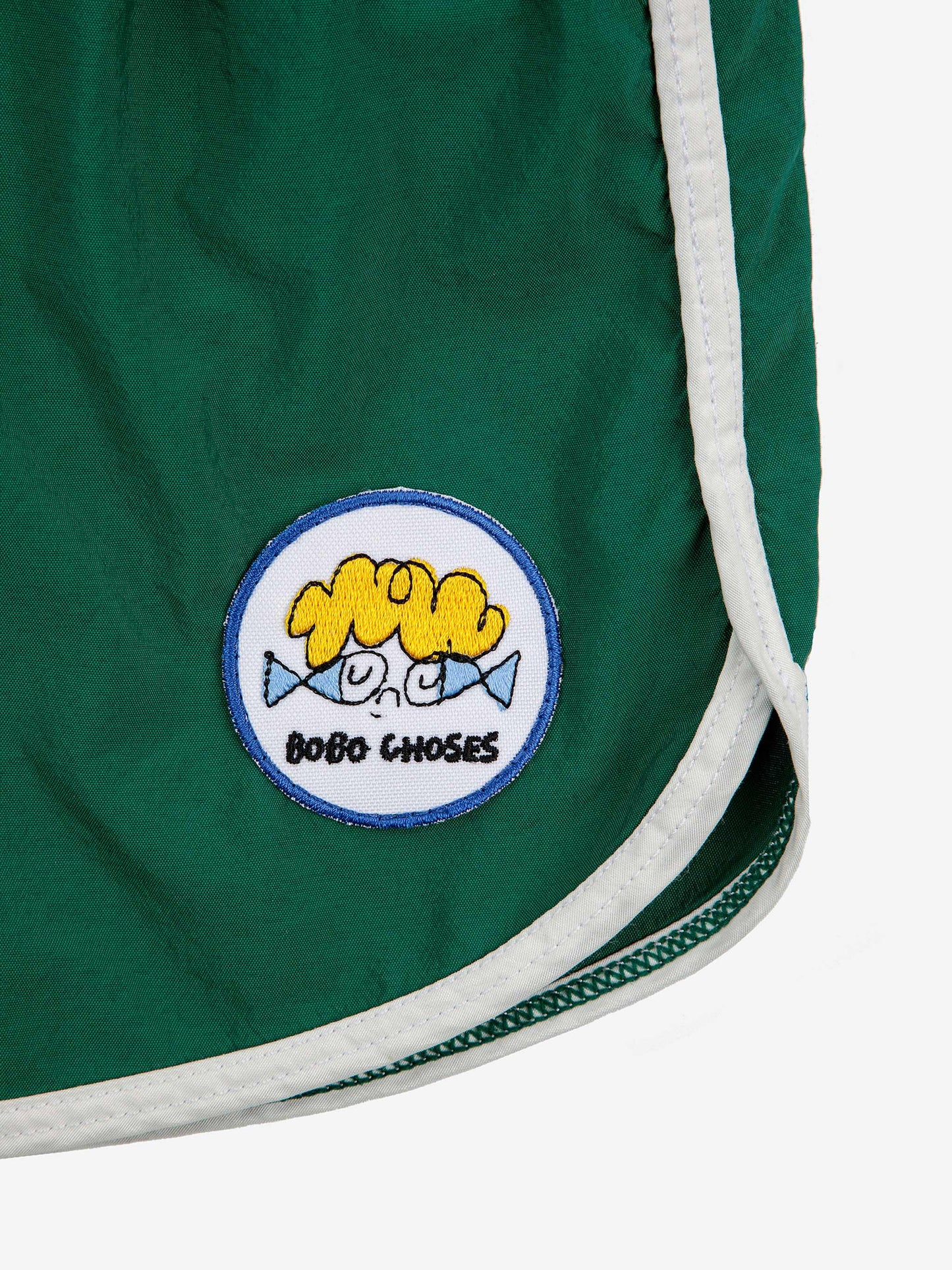 Short de bain à patch Fish Glass