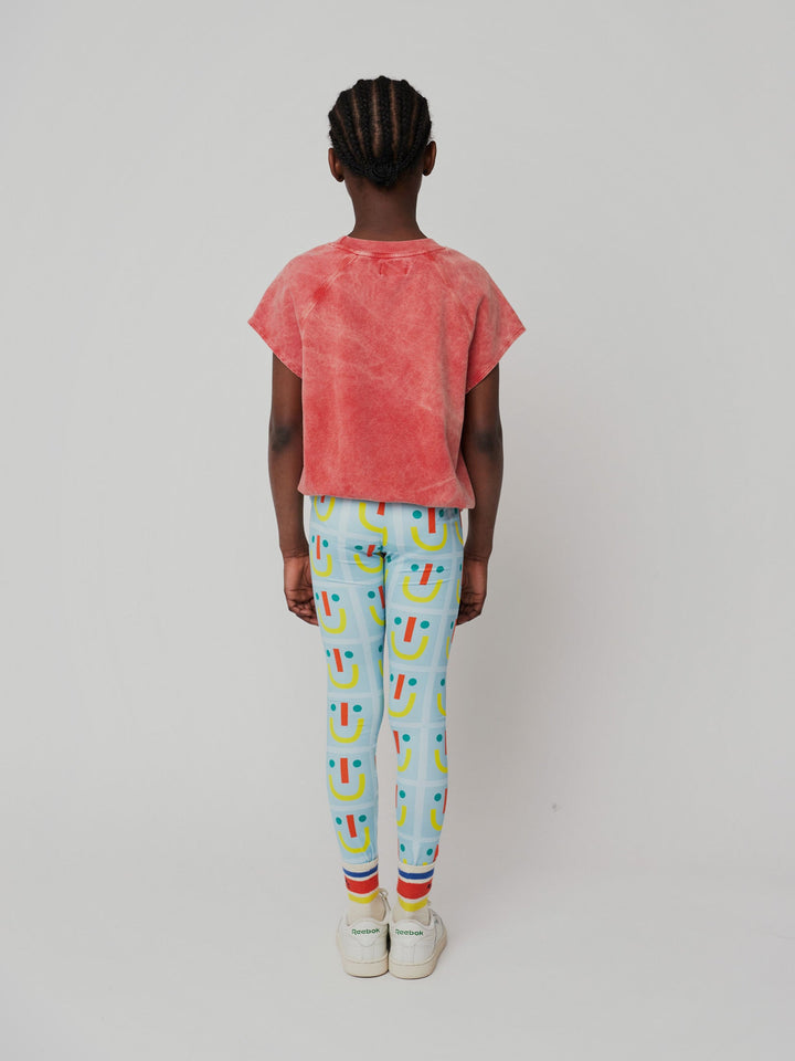 Happy face all over leggings