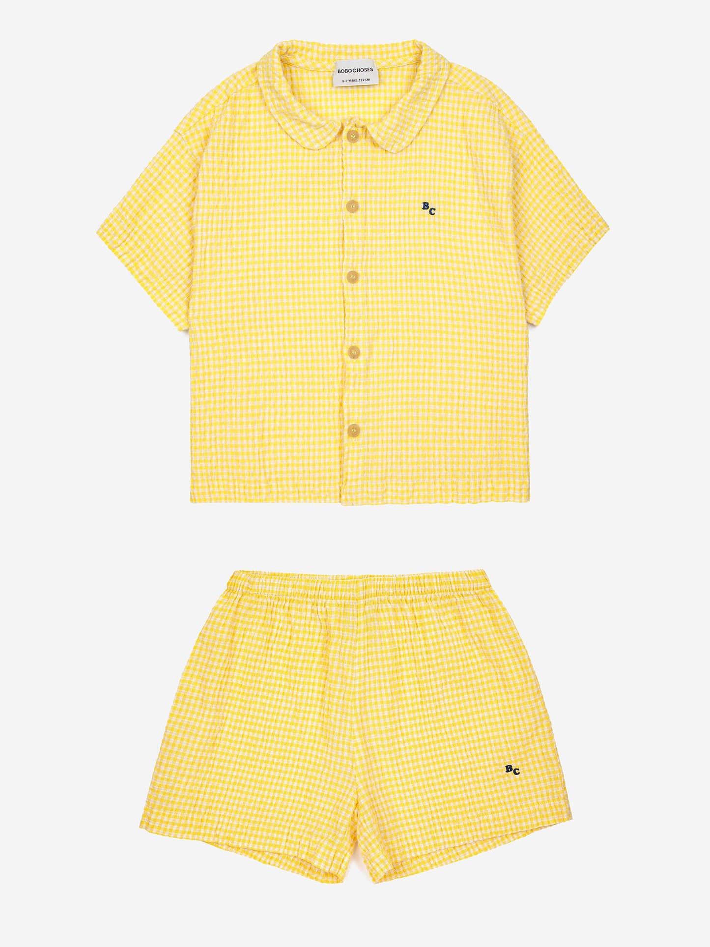 Pyjama court Vichy