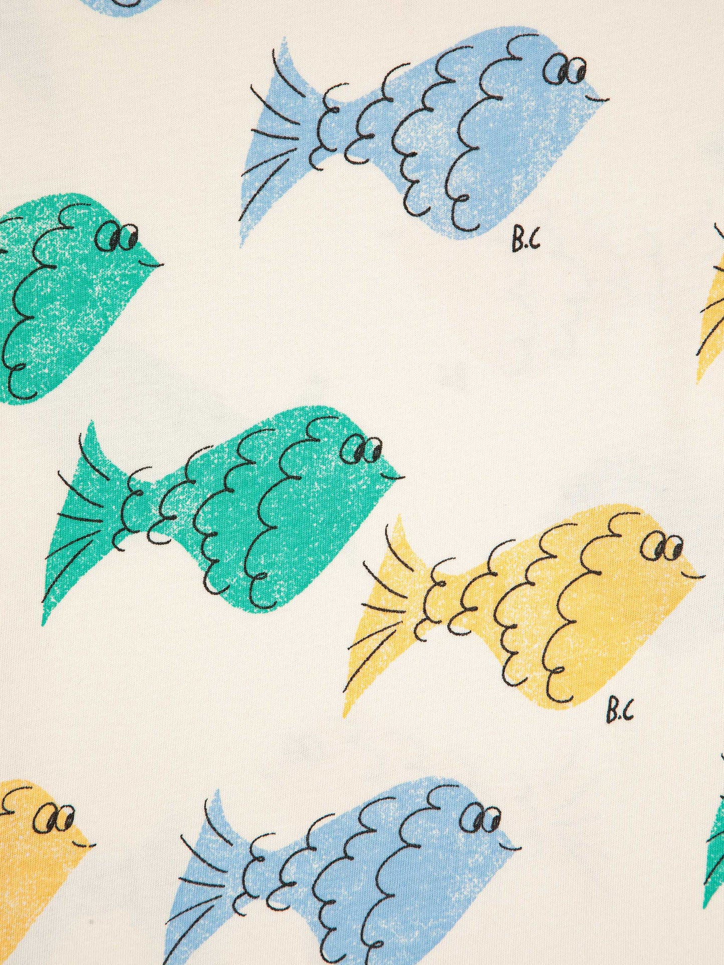 Multicolor Fish all over T-shirt