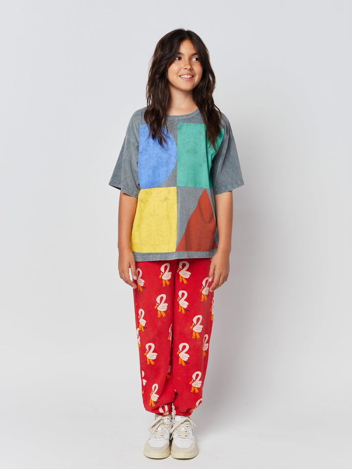 Geometric Color Block T-shirt