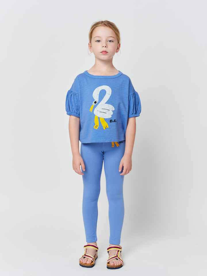 Pelican puffed sleeve T-shirt