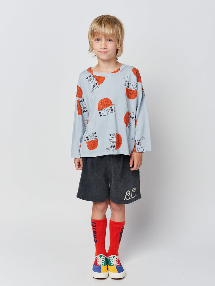 Hermit Crab all over long sleeve T-shirt