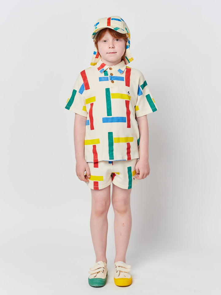 Multicolor Beacons all over polo