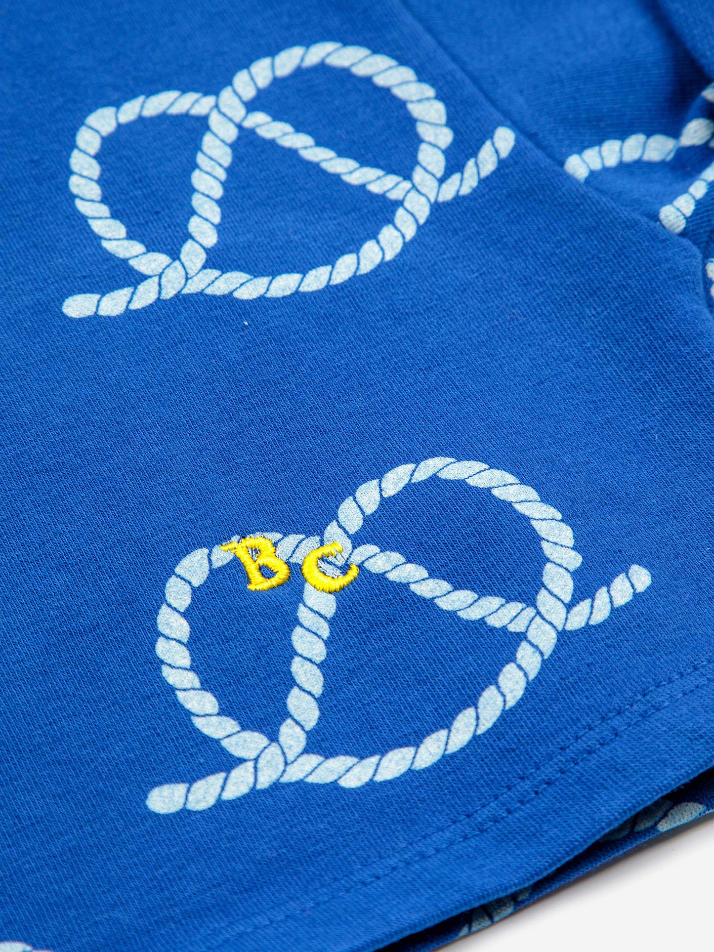 Sail Rope all over cropped sweatshirt