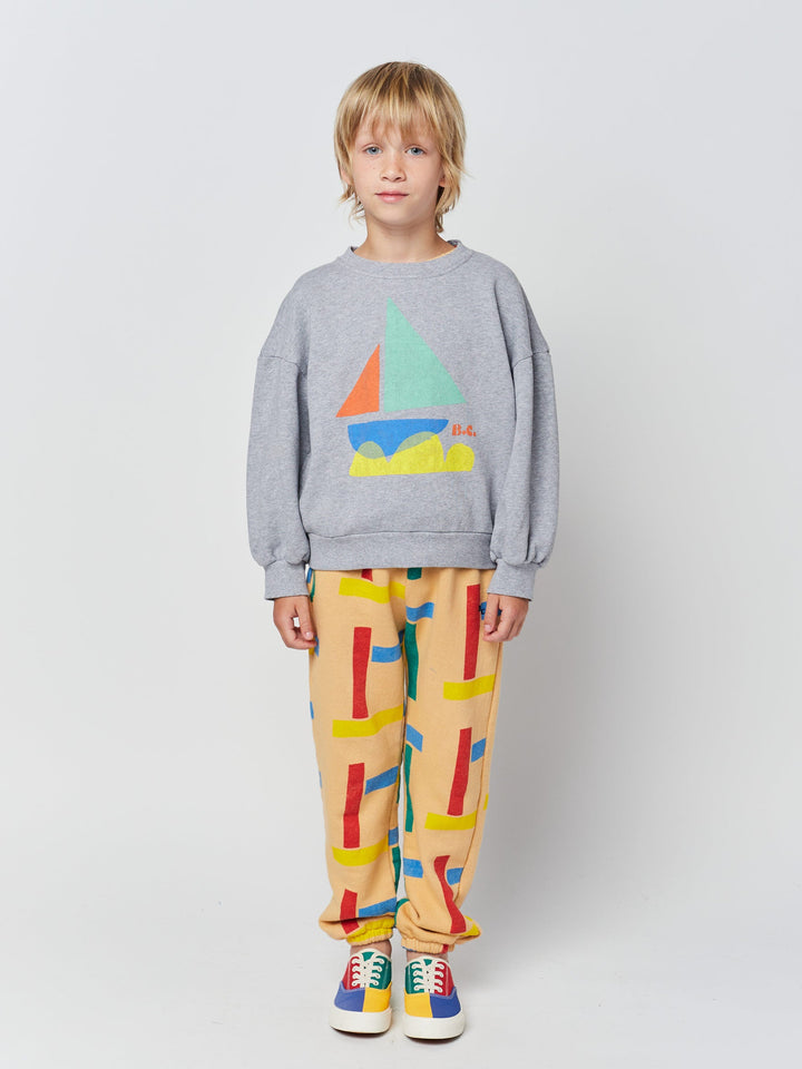 Multicolor Sail Boat sweatshirt