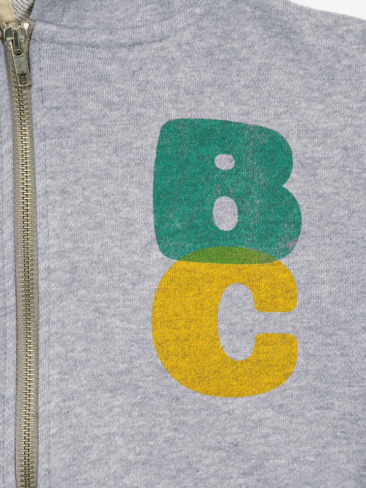 Bobo Choses Color Block zipped sweatshirt