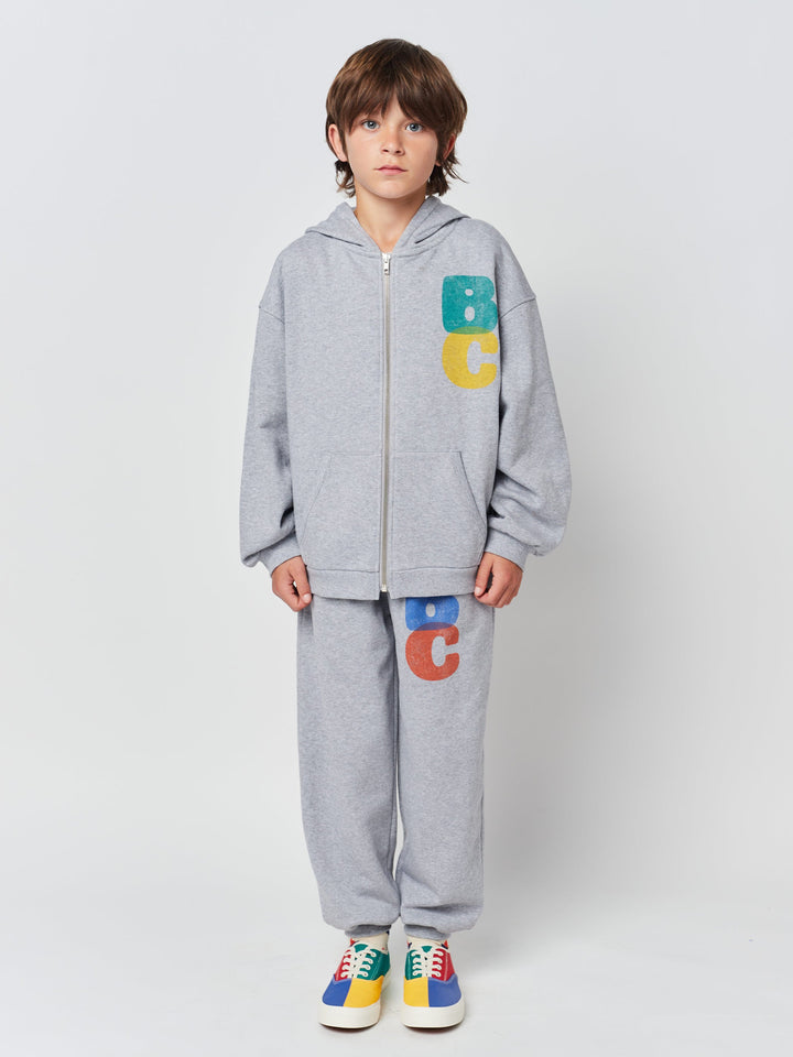 Bobo Choses Color Block zipped sweatshirt