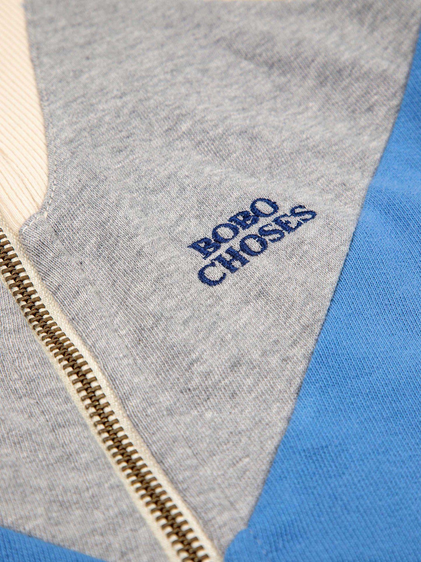 Color Block zipped sweatshirt