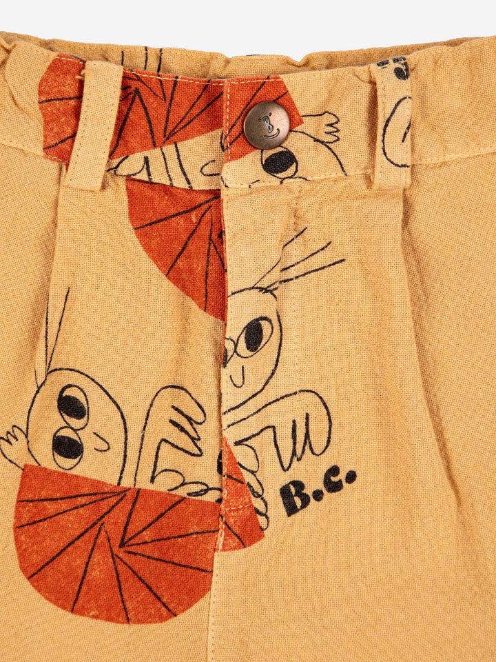 Hermit Crab all over woven bermuda shorts