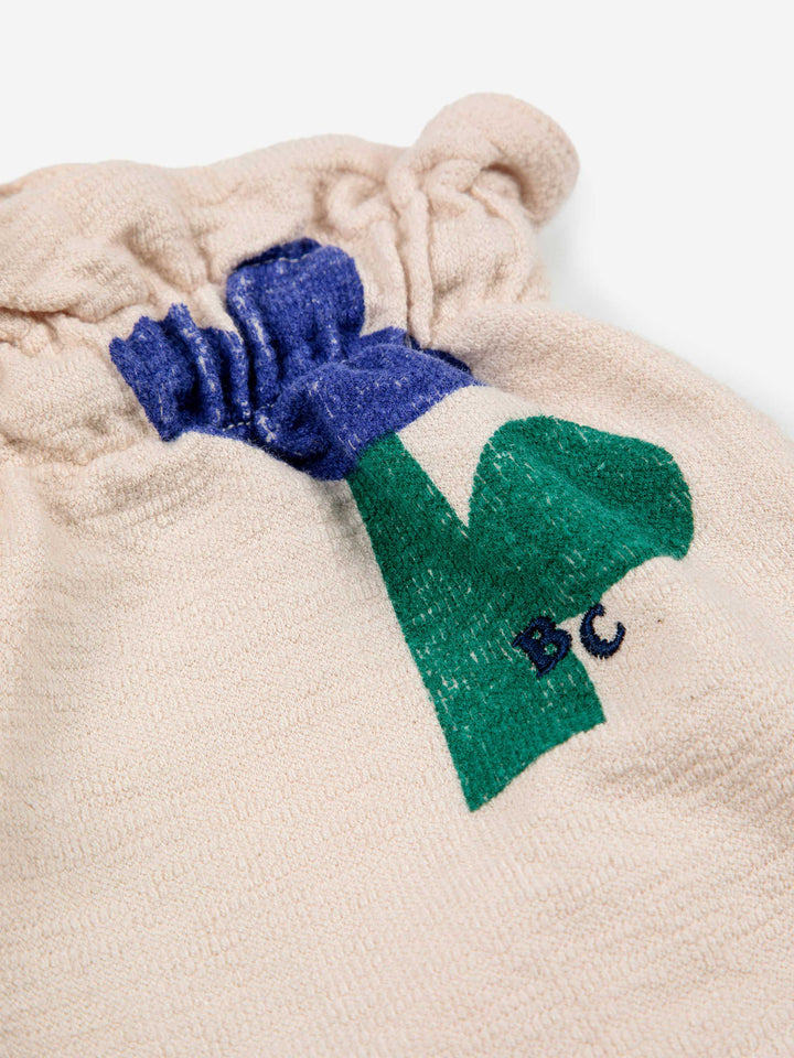 Sea Flower all over gathered jogging pants