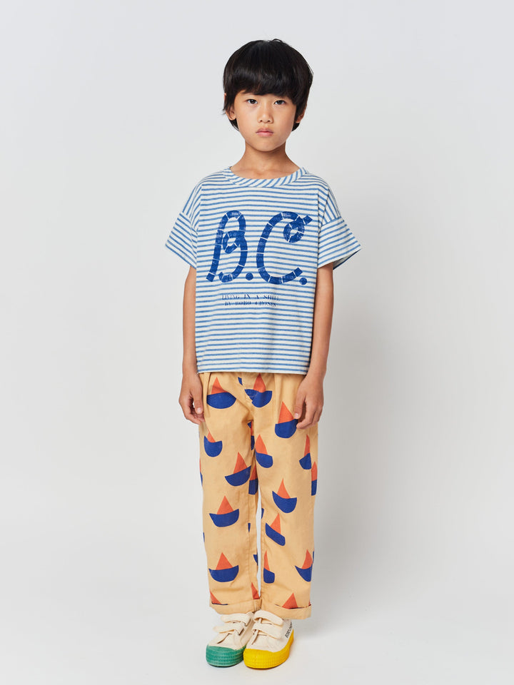 Sail Boat all over chino pants