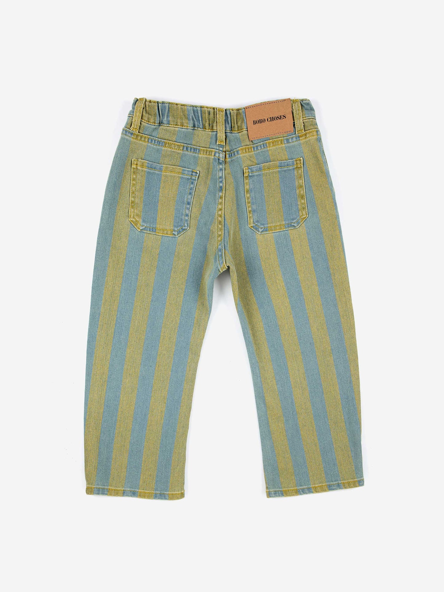 Pantalon en jean à rayures verticales