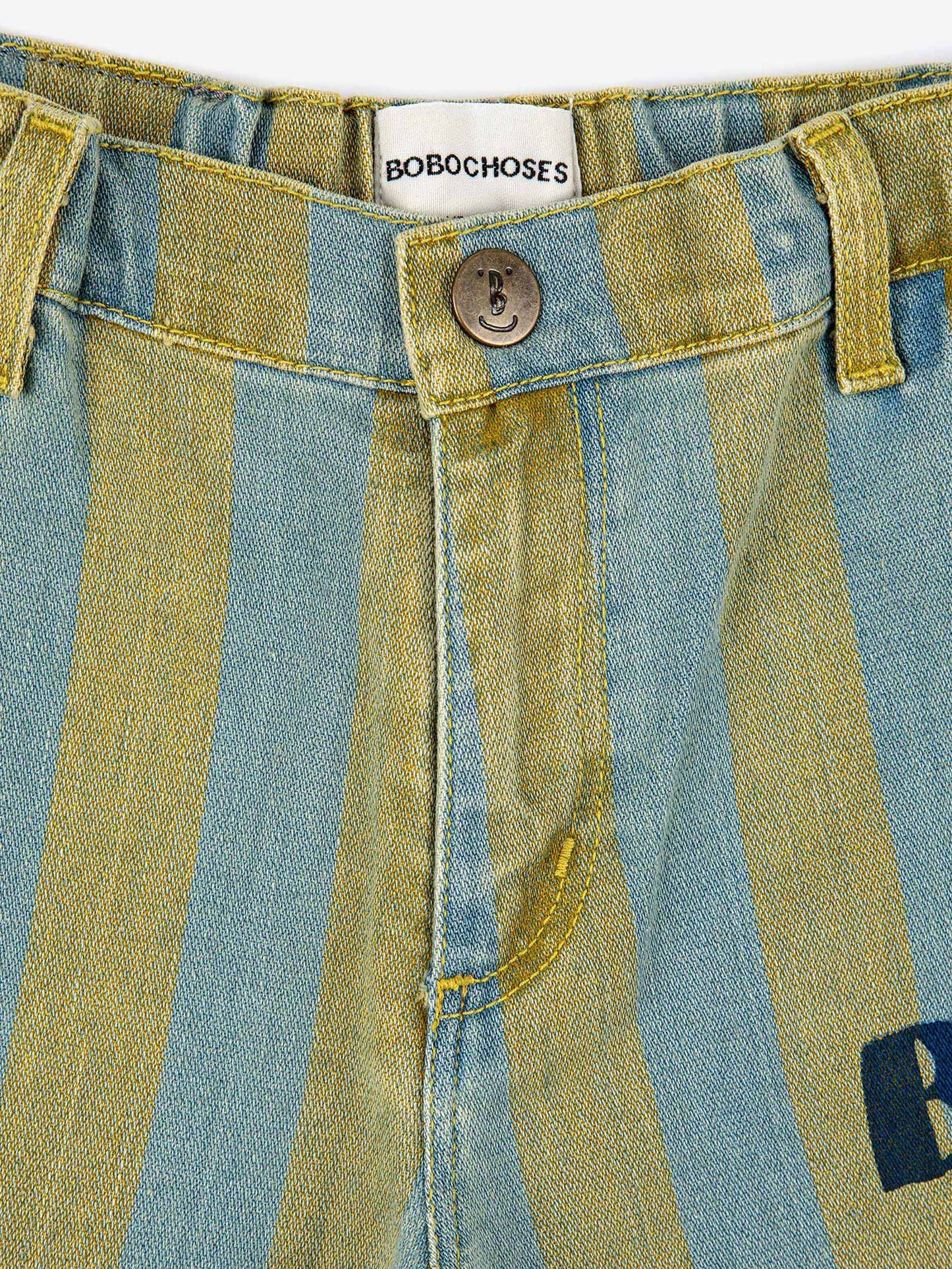 Pantalon en jean à rayures verticales