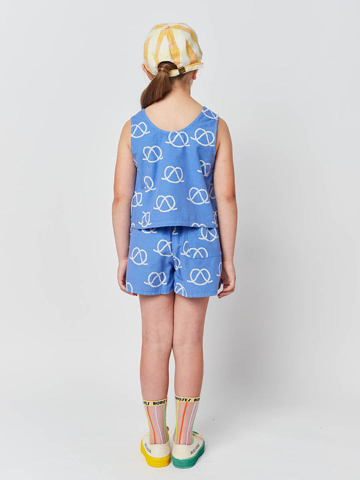 Sail Rope all over woven tank top