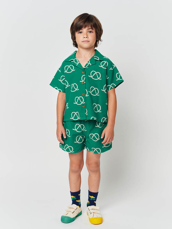 Sail Rope all over woven shirt