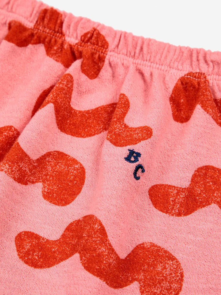 Waves all over skirt