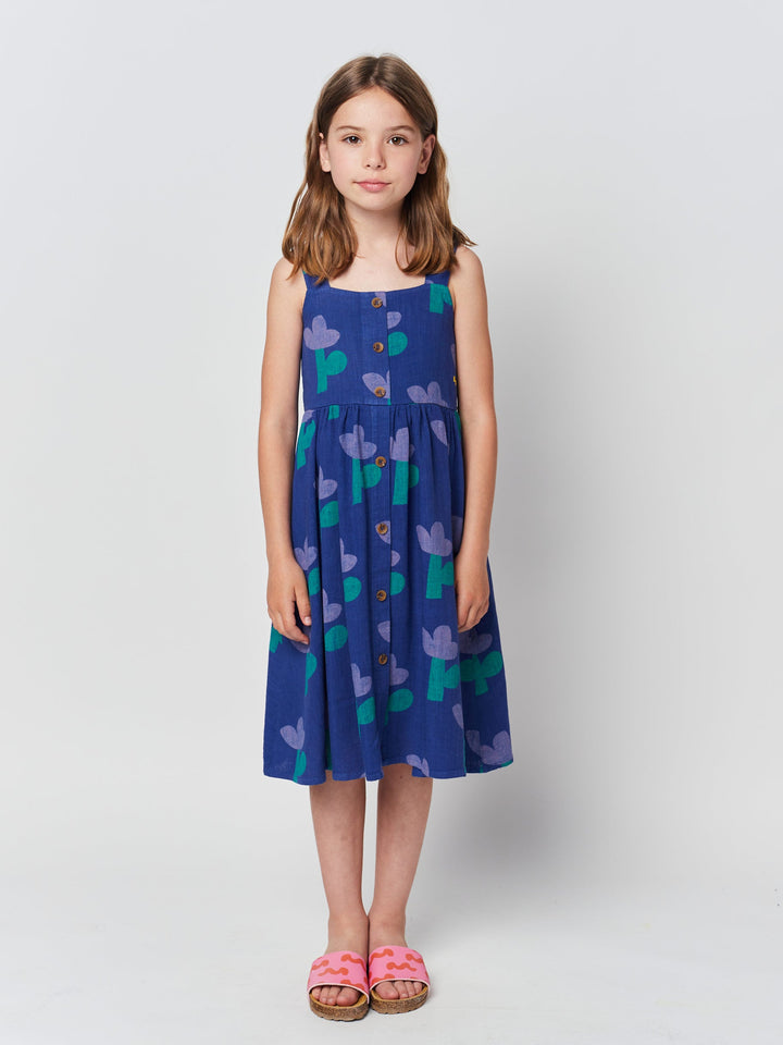 Sea Flower all over strap dress