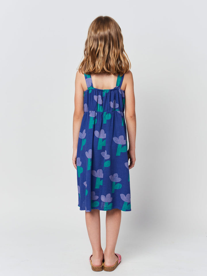 Sea Flower all over strap dress