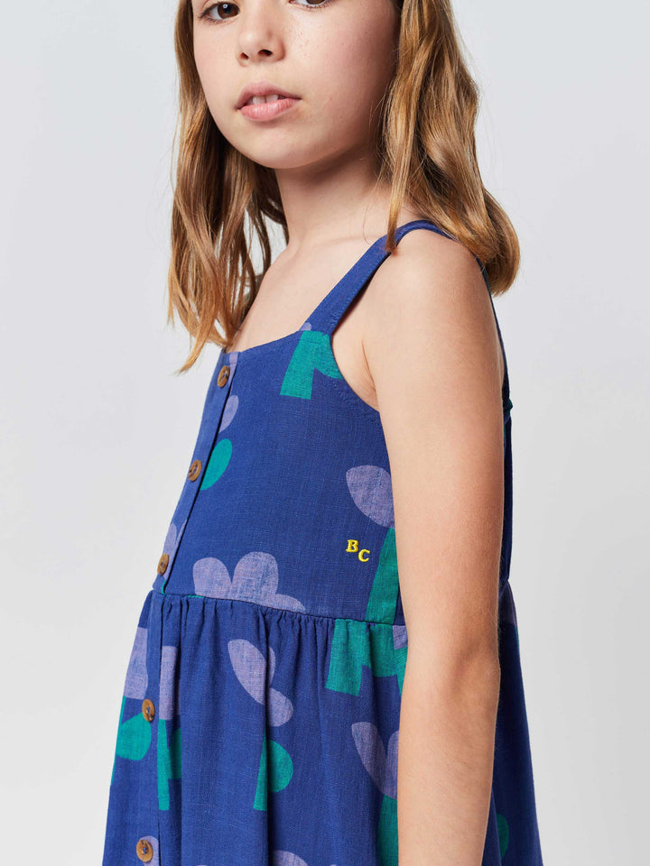 Sea Flower all over strap dress