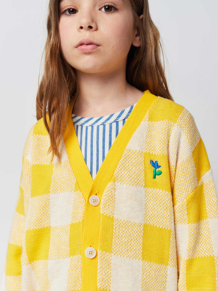 Vichy cardigan