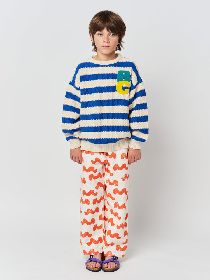 Blue stripes jumper