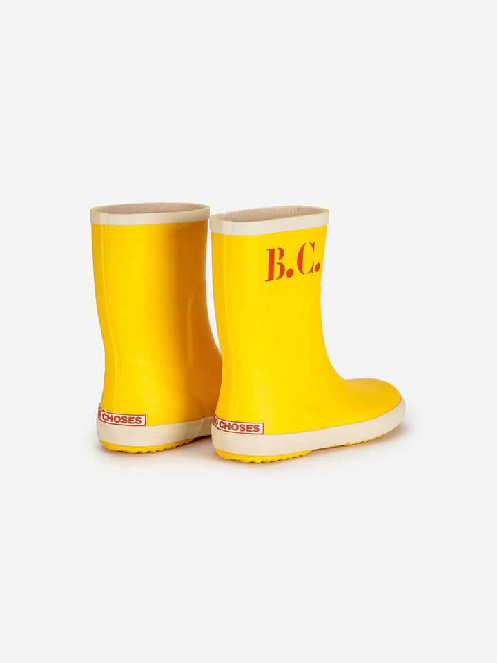 B.C rain boots