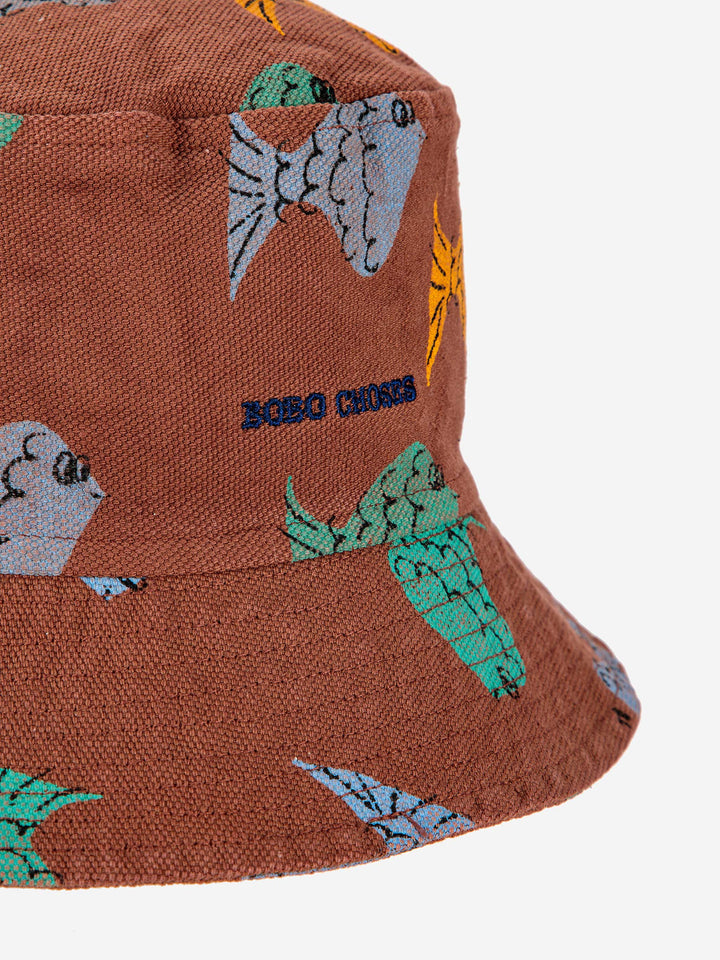 Multicolor Fish all over hat