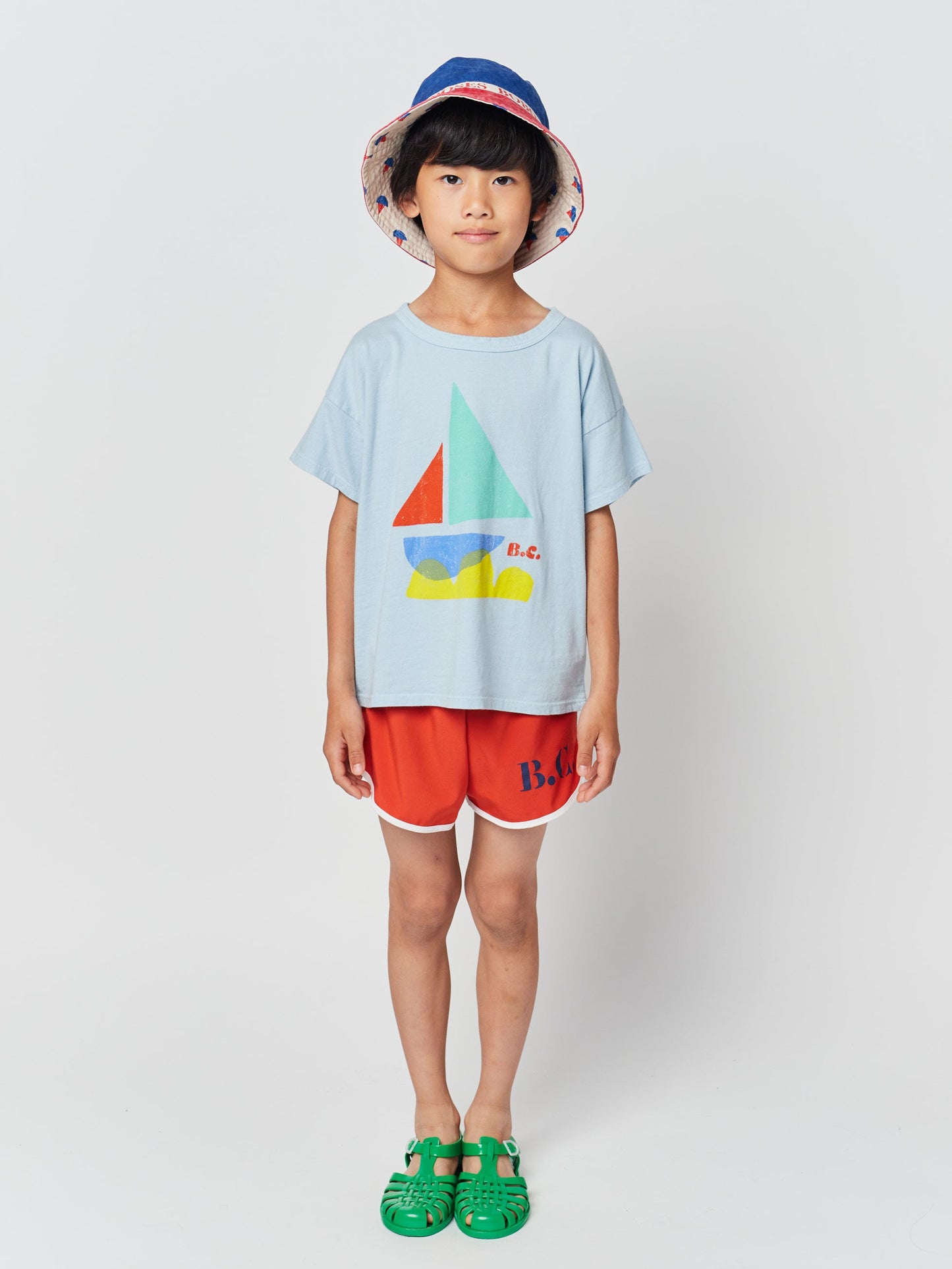 Multicolor Sail Boat T-shirt